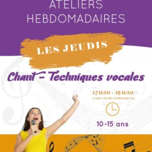 Atelier Chant et Techniques Vocales