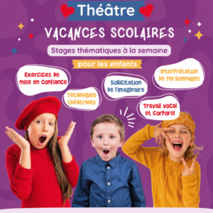 Stages Théâtre Enfants Toussaint 2026