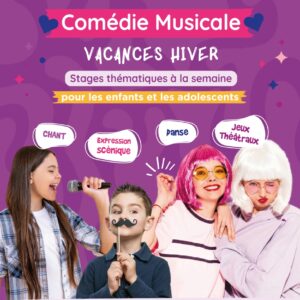 Stages de Comédie Musicale Enfants et Adolescents Hiver 2026